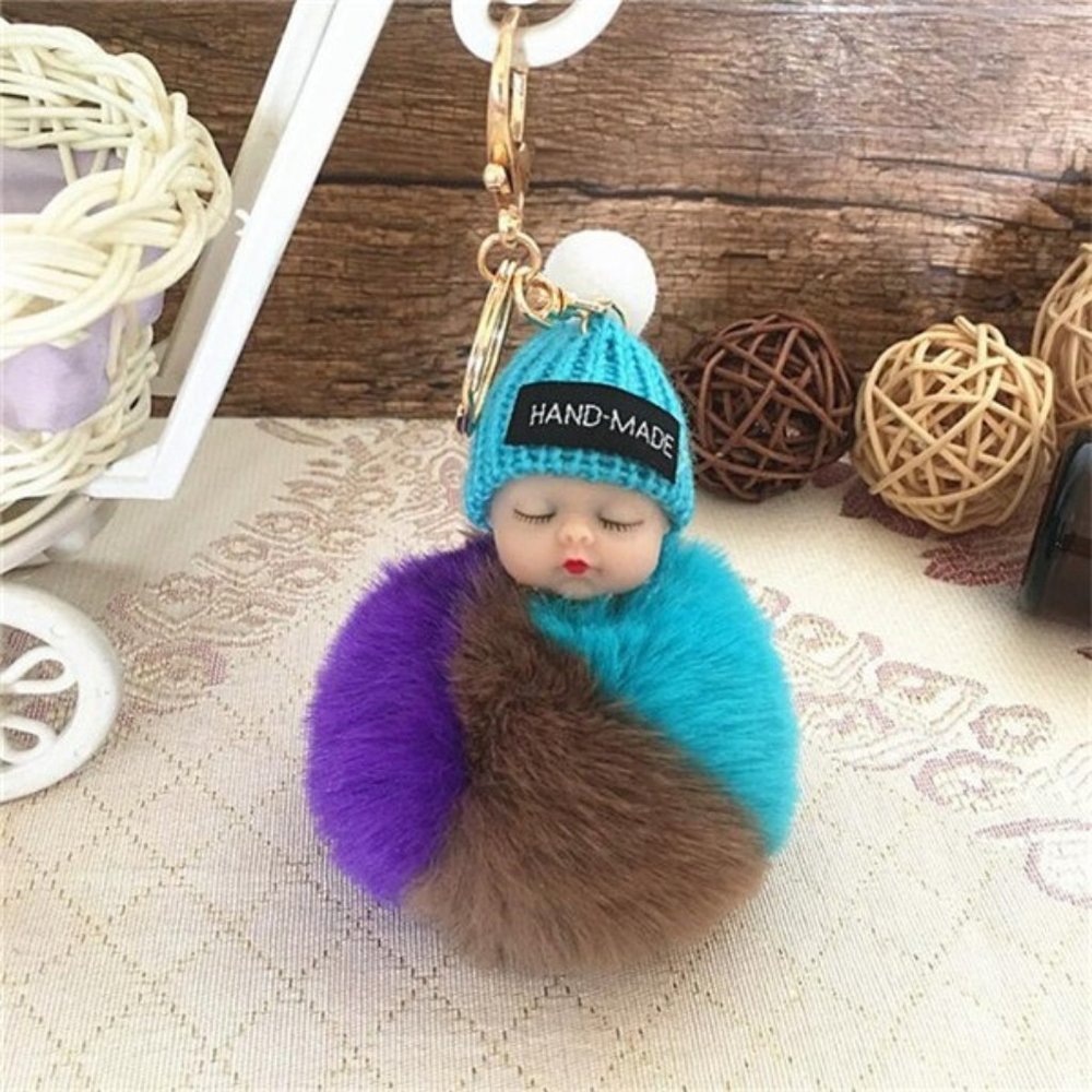 FioMax toys boy girl Christma keychain cute Car Keyring Women Key Holder Bag Cha